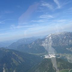 Flugwegposition um 09:02:37: Aufgenommen in der Nähe von Gemeinde Ebensee, 4802 Ebensee, Österreich in 1941 Meter